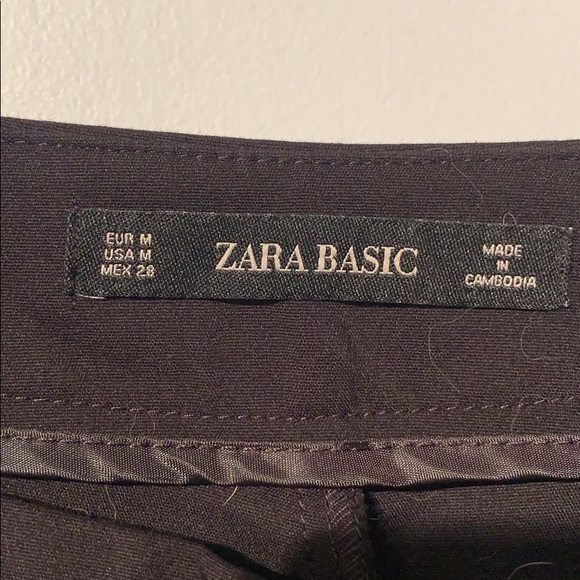 Zara Black Pants w/ White Trim - Picture 9 of 9